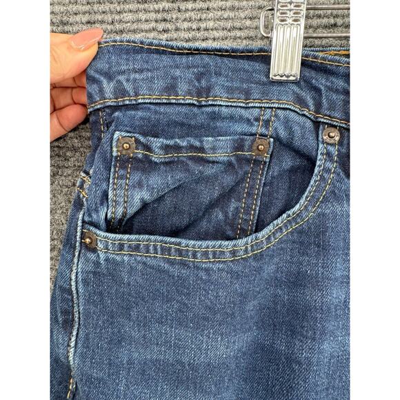 Levi's Jeans Mens 40x34 Blue 569 Loose Fit Straight Leg Medium Wash Denim - Picture 5 of 15